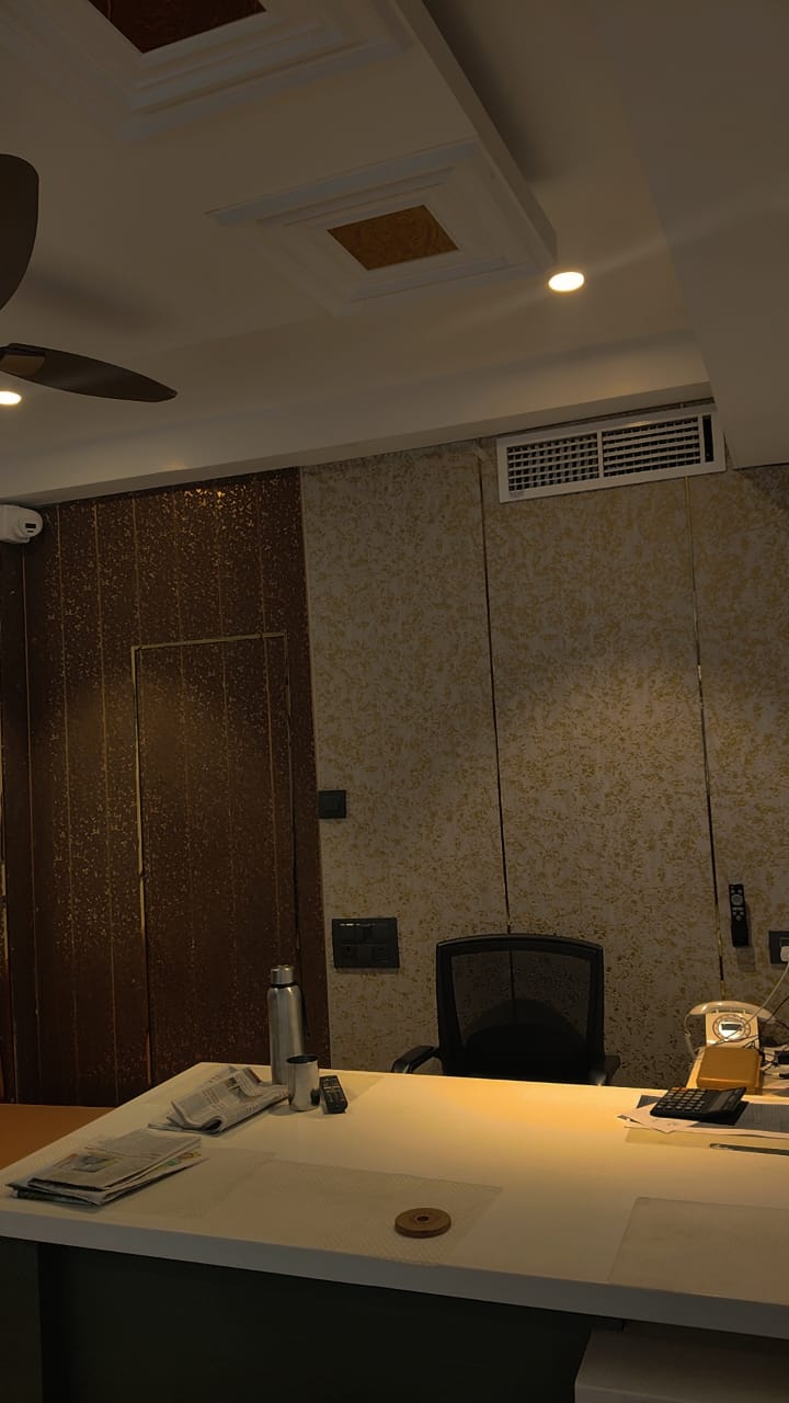 2x8 Wall Panels - Decorative 2x8 wall panels adding texture and depth to interior spaces. by Aamir Enterprises S, POP Ceiling & False Ceiling Contractor in Bhopal, Madhya Pradesh